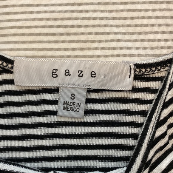 Gaze Stripped crop top sz s - Picture 3 of 4